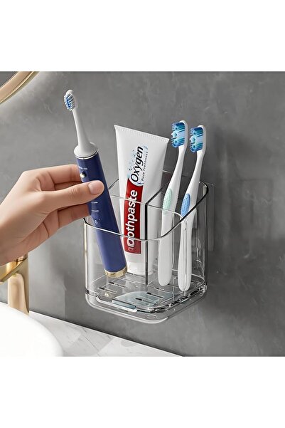 GENERAL Toothbrush Holder for Bathroom, Detachable 3-Slot Electric Toothbrush...
