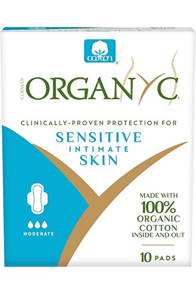 Corman Organyc Organyc 100% Certified Organic Cotton Feminine Pads, Moderate ...