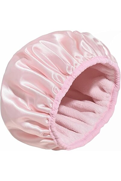 Beynant Terry Lined Shower Caps for Women Reusable, Triple Layer Large Shower...