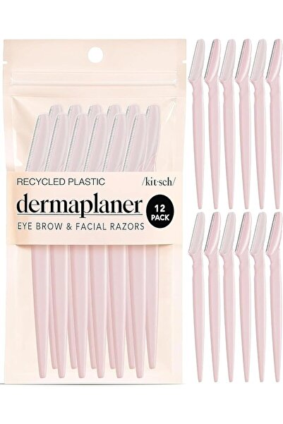 Kitsch Dermaplane Razor for Women Face – Face Razors for Women & Men, Eyebrow...