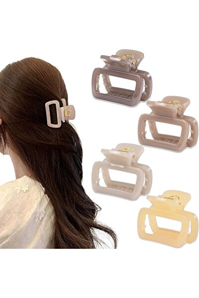 KASTWAVE 4 Pcs Hair Clips for Women and Girls, 2.2 Inch Unbreakable Rectangle...