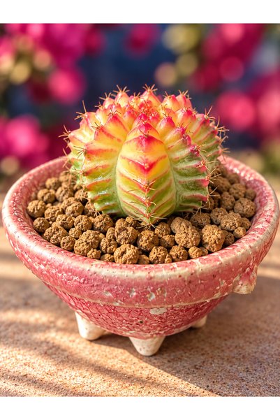 ATLANTE CACTUS Gymnocalycium M. Variegata “Neon özel renk” - tohumdan