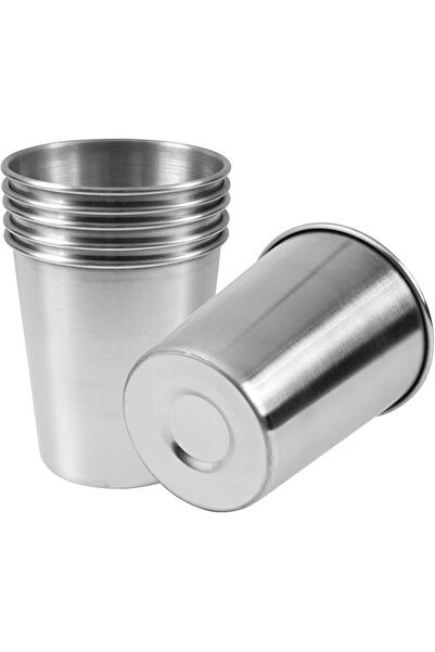 GENERAL Evermarket Stainless Steel Tumbler Set, 8.0 Oz., Silver, Shatter Resi...