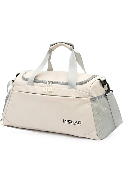 Qiccijoo Sports Gym Bag Travel Duffel Bag with Shoes Compartment and Wet Pock...