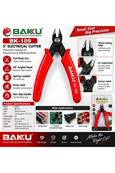 Generic Brand 5-Inch Electrical Cutter