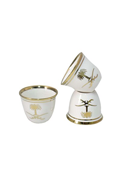 Generic Ceramic Coffee Cup Set, 12 Pieces, Large 9501505