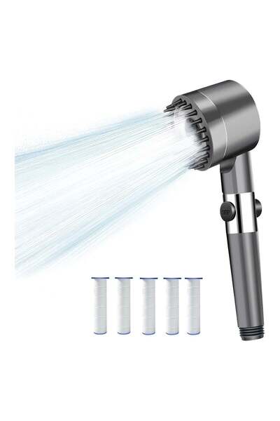 Hope High Pressure Shower Head with Filter – Water Saving Hand Shower with On...
