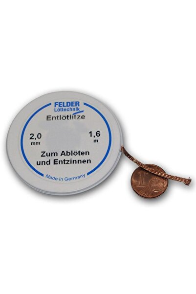 vidsel Tresa cupru pentru decositorit DESOLDERING WICK FELDER 2.0 1.6m 27162000