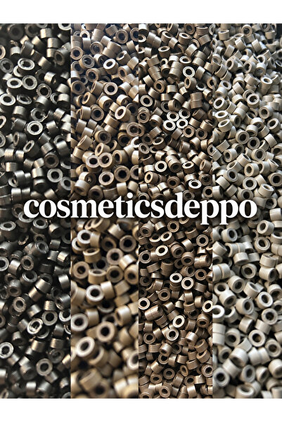 cosmeticsdeppo Saç Kaynak, Tinsel ve Saç Süsü Takma Boncuğu (Siyah -200 Adet)