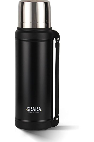 SHAHA VACCUM TRAVEL FLASK 2L BLACK