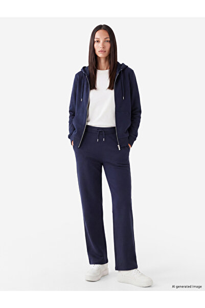 LC Waikiki Rmz Gi̇yi̇m Farkiyla Women's Sweatpants with Waist Drawstring
