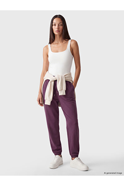 LC Waikiki Peak New Season Plum Soft Touch Women's Jogger Sweatpants