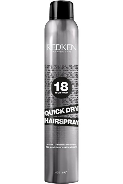 REDKEN بخاخ تثبيت سريع الجفاف 18 فوراً |   عناية سريعة الجفاف بالشعر |   400 مل