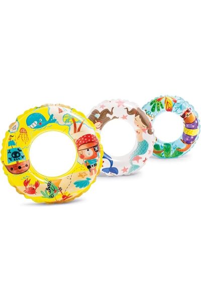 Intex 59242EP Transparent Inflatable Swim Ring
