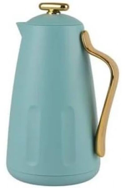 HOMEVEO Cross Flask for Tea or Coffee New (Turquoise)
