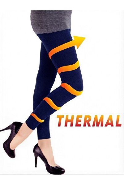 Dore Çorap Women's Thermal (200 Denier) Tights Socks - Navy Blue