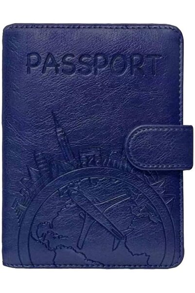 GEPAS Passport Holder Leather Travel Wallet - RFID Blocking Passport Cover wi...