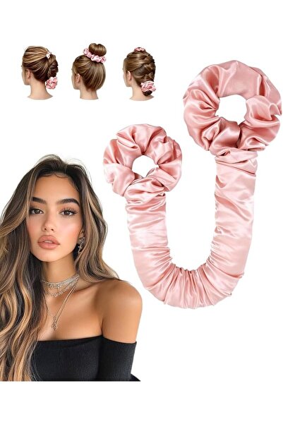 TERRIFI Large Heatless Hair Curler, Satin Overnight Curling Rod for Long Thic...