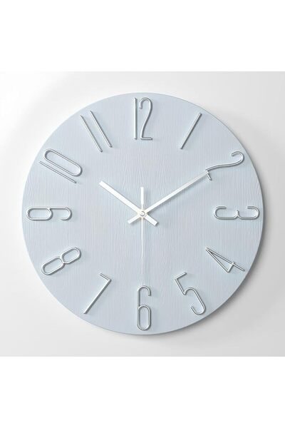 GENERAL ساعة حائط أنسبكت - ساعات حائط عصرية تعمل بالبطارية، ١٢ بوصة، صامتة، ل...