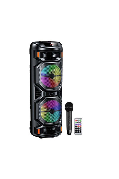 KAKU Φορητό Ηχείο (8211), Ασύρματο BT 5.0, 2x40W, 3600mAh, Οθόνη LED, Φωτισμό...