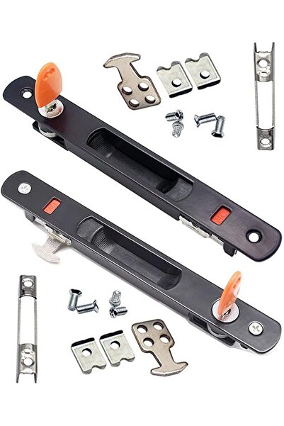 GENERAL LINSHI Sliding Door Lock 2Pack Sliding Glass Door Handle Set,Patio Do...