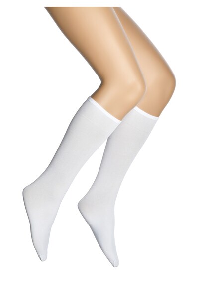 Dore Çorap Women's Micro 70 Knee Socks - White
