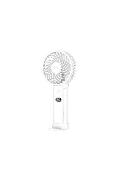 Xo Cooler, Portabil/Desktop, Suport Pliabil, 3 Viteze, 4000mAh - Alb