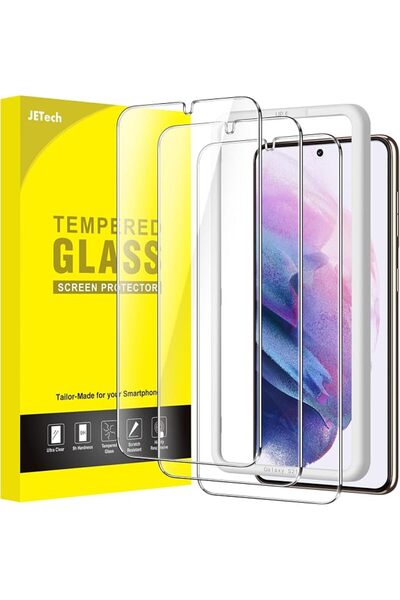 JETech Screen Protector for Samsung Galaxy S21, 3-Pack