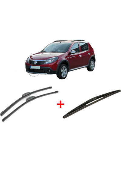 Bosch Set de 3 ștergătoare pentru DACIA SANDERO 2008-2013, pentru parbriz și ...