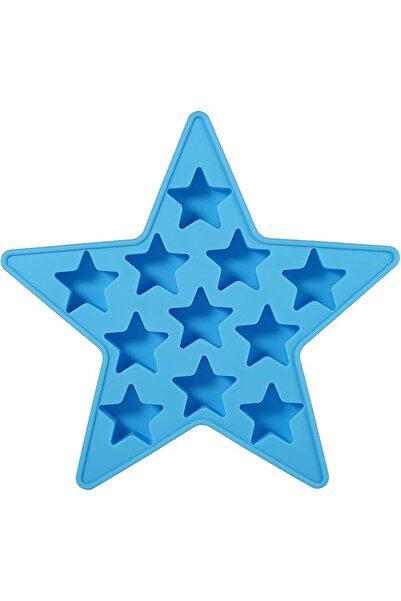GENERAL Silicone Ice Cube Tray, Star Shaped Non Stick Flexible Easy Release M...