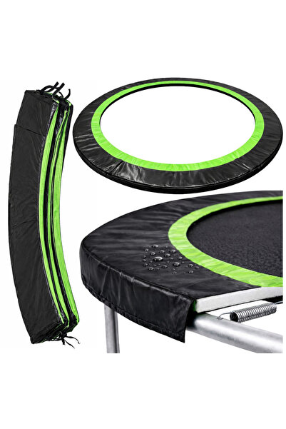 LEAN Placă de protecție pentru trambulină, neagră, 305-312 cm (10 ft)