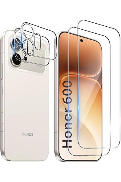 GENERAL (2+2 Pack) Screen Protector Compatible with Honor 600 5g 5g and Camer...