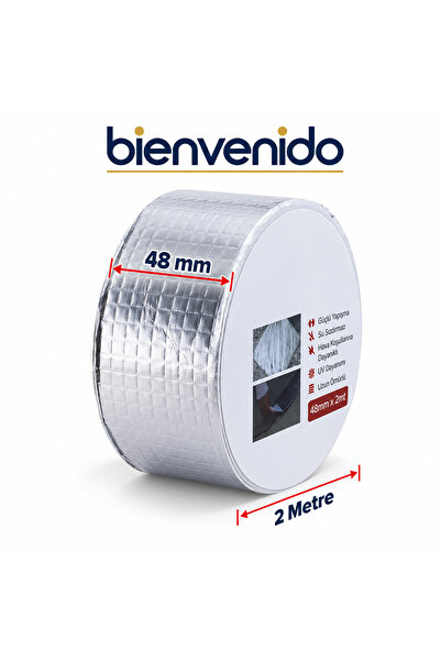 Bienvenido Çatı İzolasyon (48 mm X 2 MT) Su Sızdırmazlık Yalıtım Çamur Boru S...