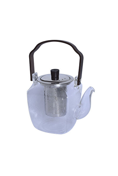 Generic Transparent Glass Teapot with Steel Infuser 1200ml FM202748
