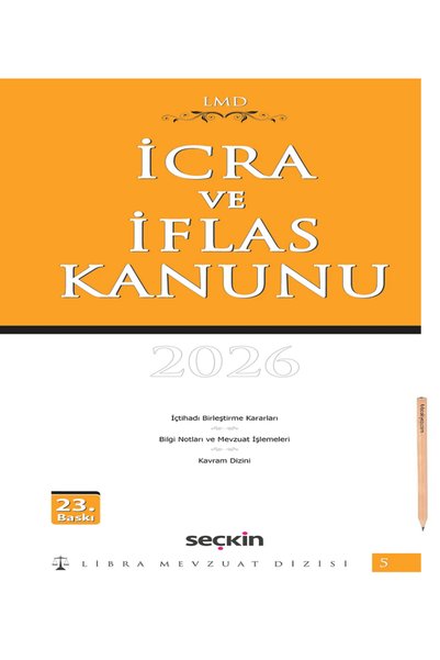 Seçkin Yayıncılık Libra Mevzuat Dizisi İcra ve İflas Kanunu / LMD–5 eylül 202...