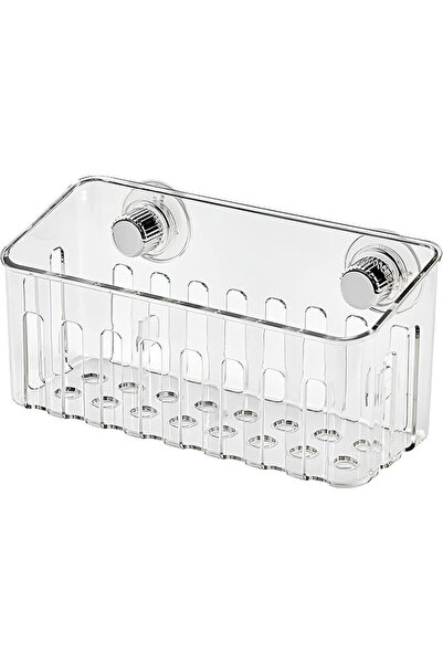 X SPRING Sink Sponge Holder with Suction Cup, Clear Transparent ABS Kitchen C...