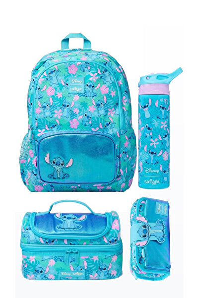 SMIGGLE Stitch Okul Sırt Çantası 4’lü Set