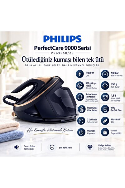 Philips Perfect Care Ütü 9 Bar PSG9050/20