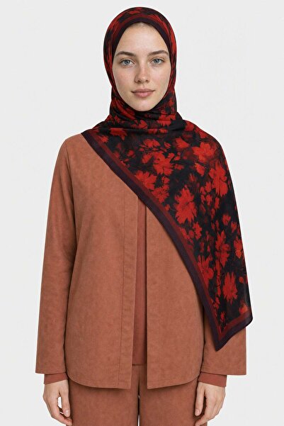 Mooncorn Velvet Pattern Hebei Silk Shawl