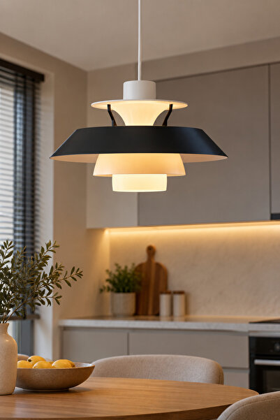 Kasre Pinterest İskandinav Katmanlı Sarkıt Avize – Modern Dekoratif Salon Mut...