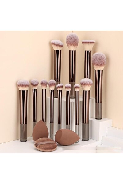 Yelajoy Makeup Brush Set, 12 Pcs Professional Makeup Brushes & Blender Sponge...