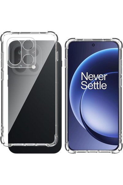GENERAL Compatible with OnePlus 15 Case Cover Clear TPU Case Shockproof Bumpe...