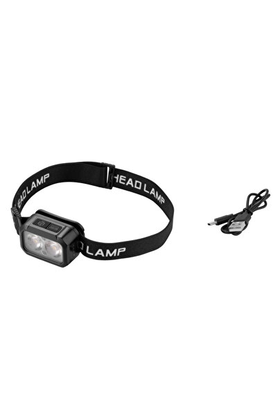 Lawazim مصباح أمامي LED قابل لإعادة الشحن Pro7 بقوة 5 واط - 400 لومن، 800 ملل...