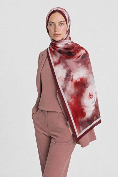 Mooncorn Noir Desen Hebei Silk Shawl