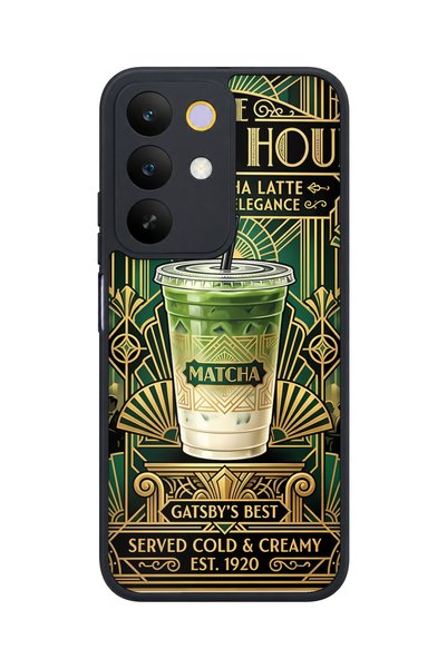 realme C85 5g Compatible Matcha Patterned Camera Protected Shockproof Case