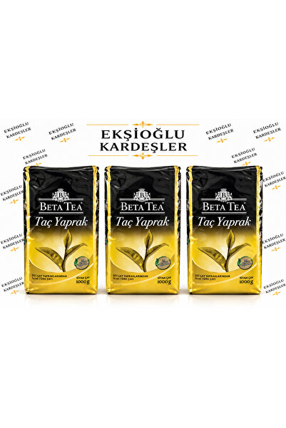 Tea Taç Yaprak Siyah Çay 3 x 1 KG