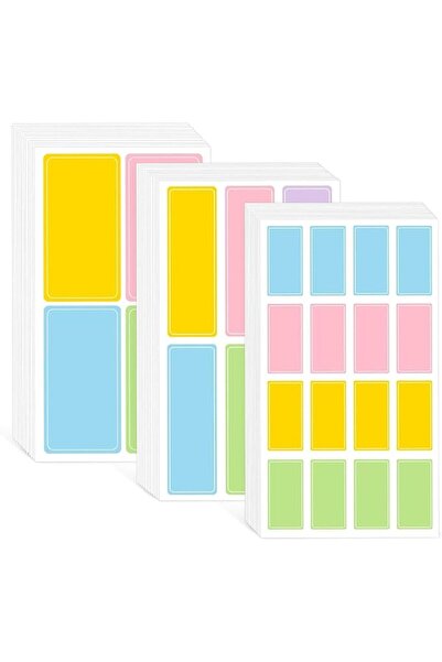 ALMEKAQUZ 300Pcs Name Stickers,Waterproof Removable Labels,Self-adhesive Name...
