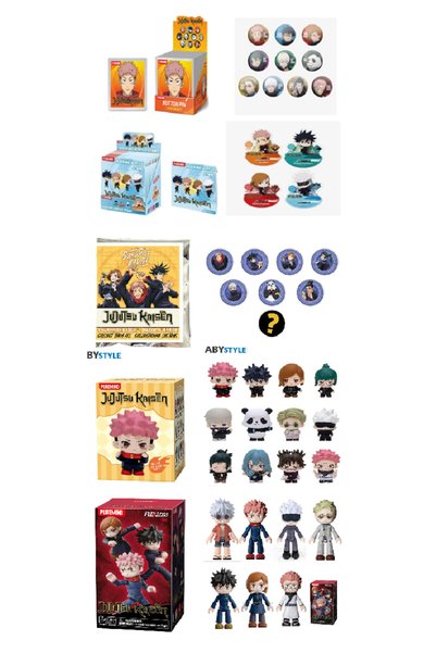 Beta Yayınları Jujutsu Kaisen Collectible Kapalı Kutu Figürler 2 Adet Rozet +...