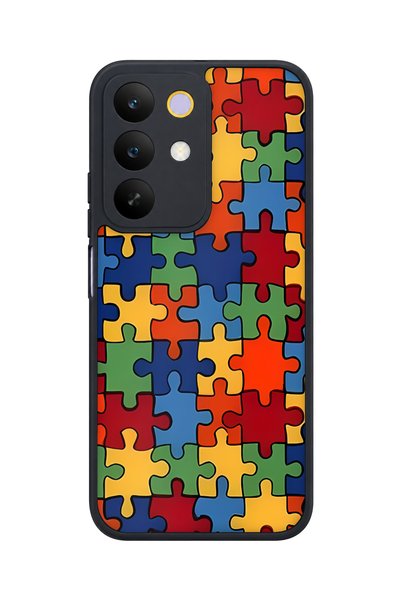 realme C85 5g Compatible Puzzle Patterned Camera Protected Shockproof Case