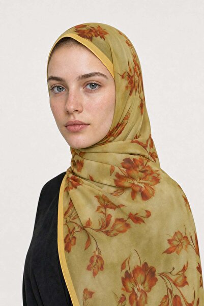 Mooncorn Elstan Desen Hebei Silk Shawl